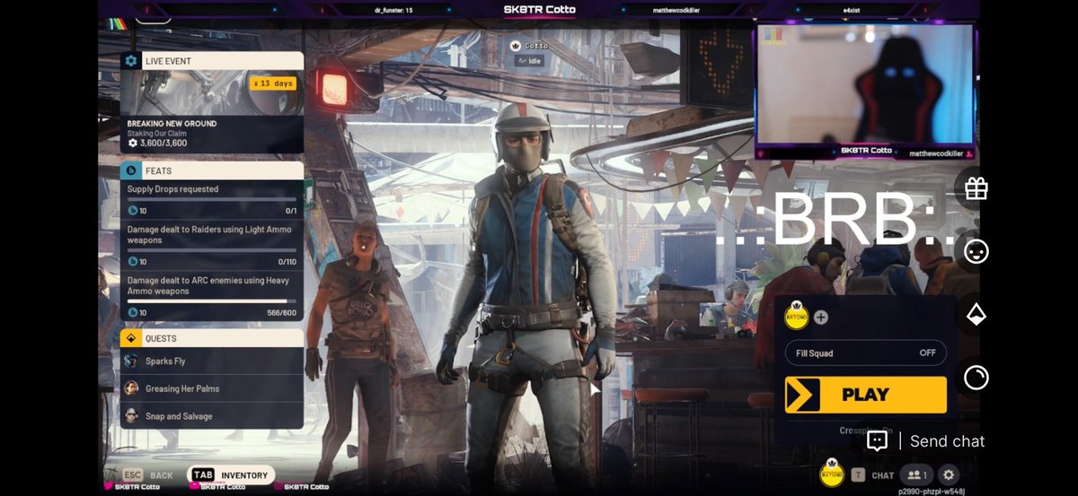 SK8trCotto's tweet image. My stream looks clean ngl &amp;lt;3
And yeah I was missing In action here 
#ArcRaiders #Extraction 
Twitch.tv/sk8trcotto