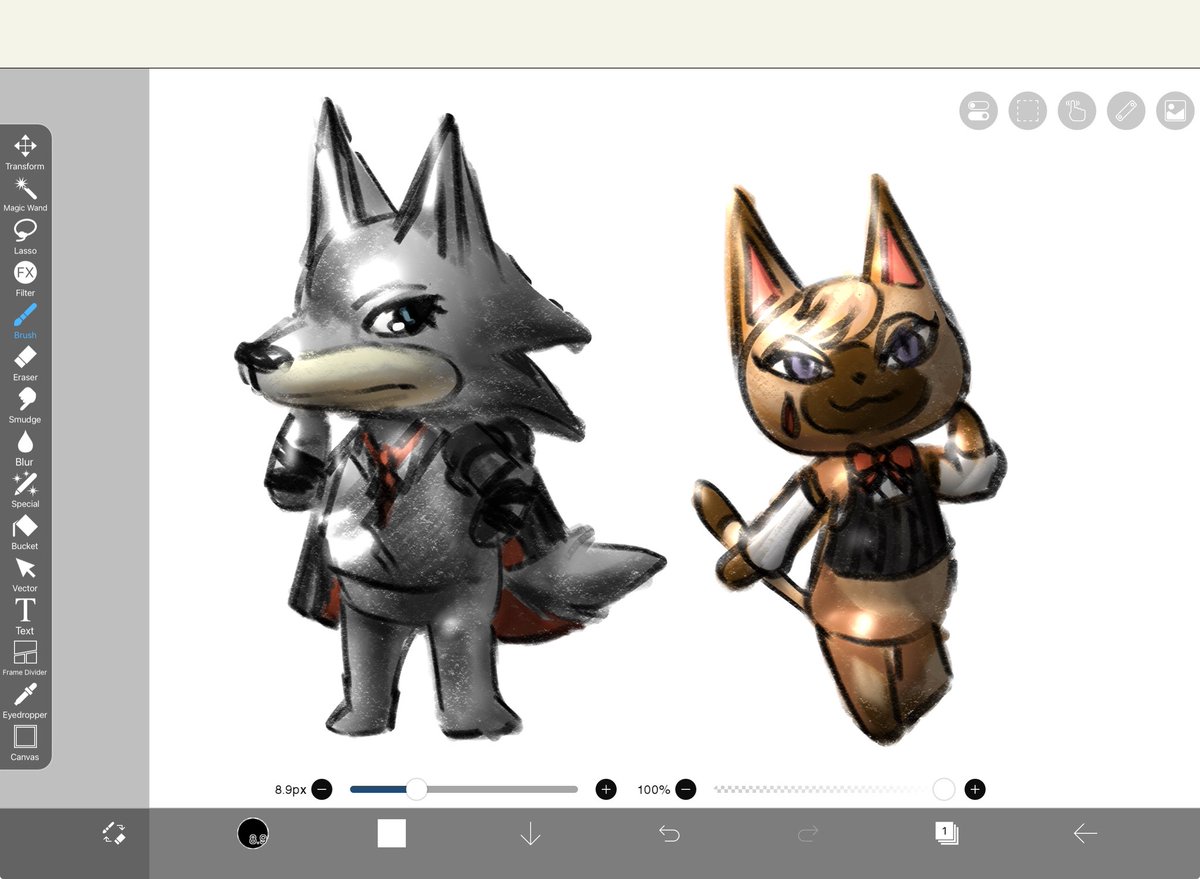 Tried that layer hack with them but it just looks so. Flat now. Maybe i shouldve separated the clothes and bangs etc