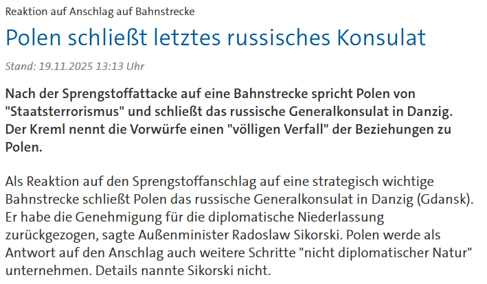 RKiesewetter's tweet photo. Während Polen angesichts der Zunahme russischer Angriffe das letzte Konsulat des Terrorstaats Russland schließt, finanziert Deutschland weiter das Russische Haus in Berlin, von dem aus hybride Angriffe (z.B. Desinformation) stattfinden. https://t.co/4IkATFwtlt