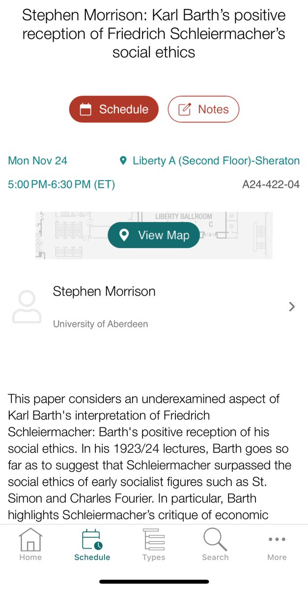 morrisonsdm's tweet image. #AARSBL25 / #SBLAAR25 friends at the conference, I’ll be presenting this afternoon on Barth’s reception of Schleiermacher’s social ethics!