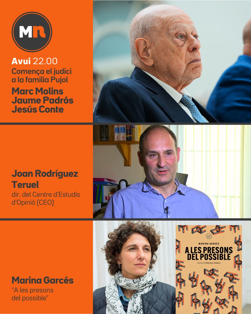 som3cat's tweet image. L&apos;Audiència Nacional jutjarà Jordi Pujol, tot i l&apos;informe forense que no el veu en condicions.

🗣 Avui a la taula del #MésNit3Cat: Gemma Calvet (@gcalvetbarot), Miquel À. Escobar (@miquelescobar), Àlex Cubero (@alex_cubero) i Iva Anguera (@cruelabis).

📲 3cat.cat/mesnit