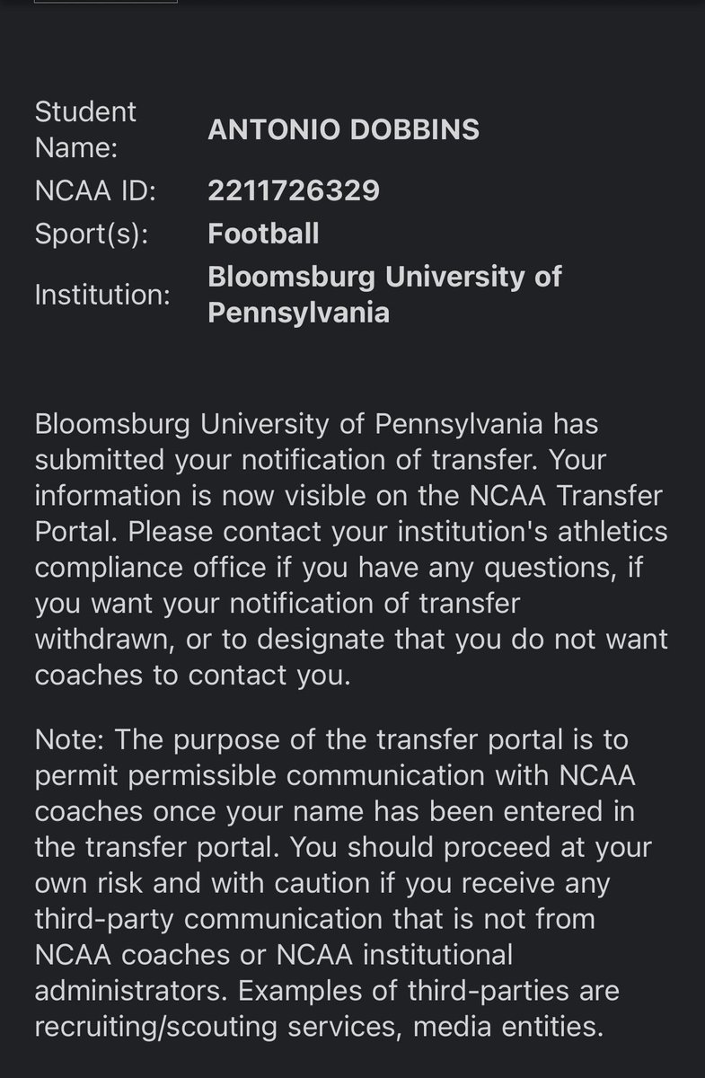 Antonio “izzy” Dobbins Best Portal LB tweet media