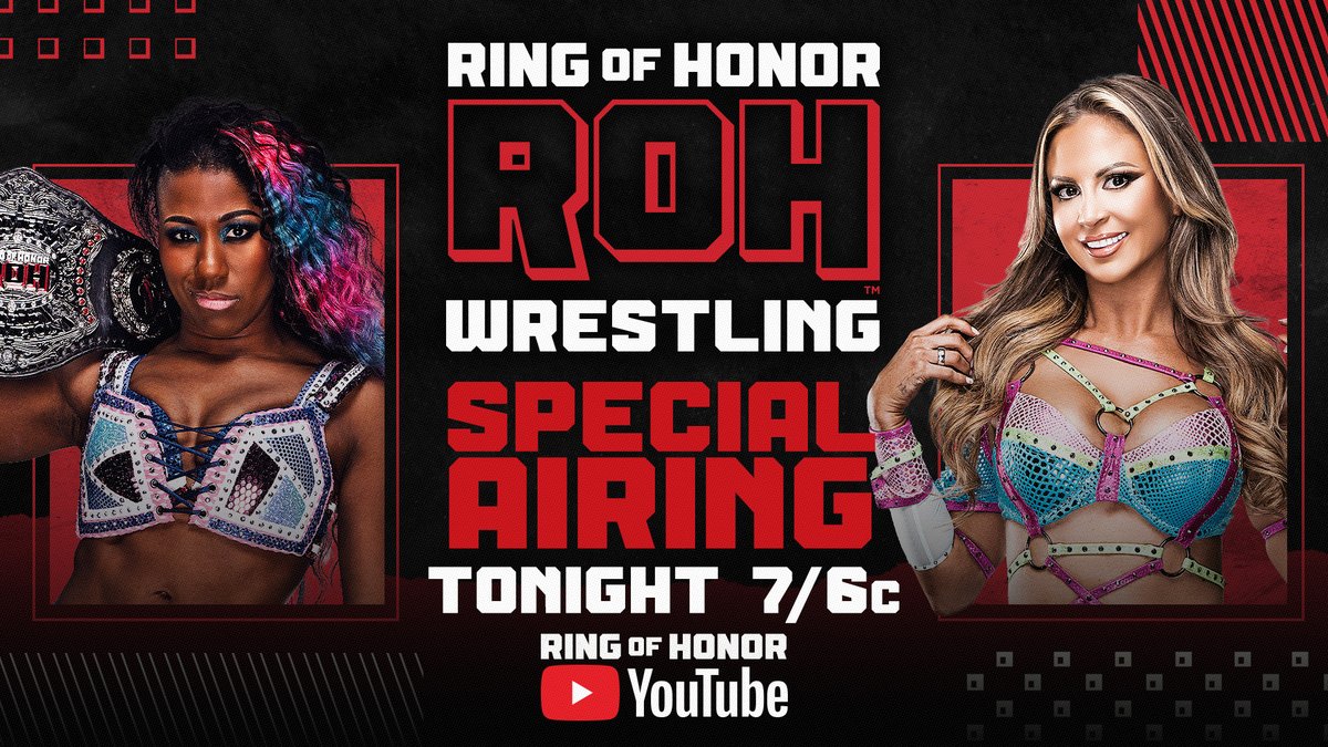 ringofhonor's tweet image. ICYMI: TONIGHT on the official #ROH YouTube channel, catch last week’s episode of ROH TV at 7/6c!

Then, don’t miss a special Black Friday episode this Friday on Honor Club, 7/6c!
