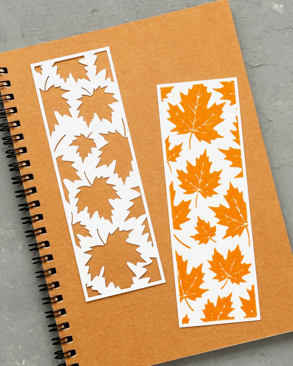 BamingoDesign's tweet image. A minimal maple leaf pattern designed to bring seasonal warmth to your pages.
Explore more at bamingodesign.com #3DPrinting #Hueforge #Bookmarks