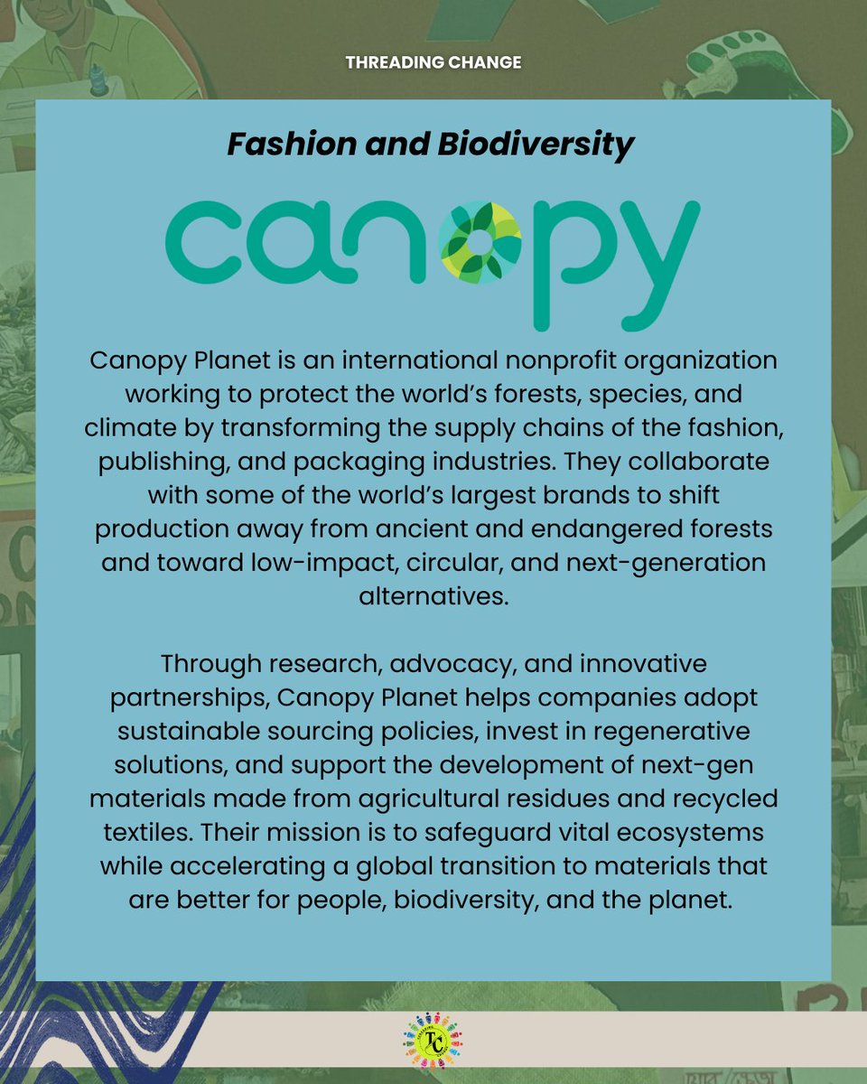 Meet the mentors powering our SDGs x Fashion Policy Program!

Youth ambassadors will receive mentorship from incredible leaders driving impact across fashion, gender equity, circularity, and biodiversity!

Learn more: threadingchange.org/sdg-ambassadors