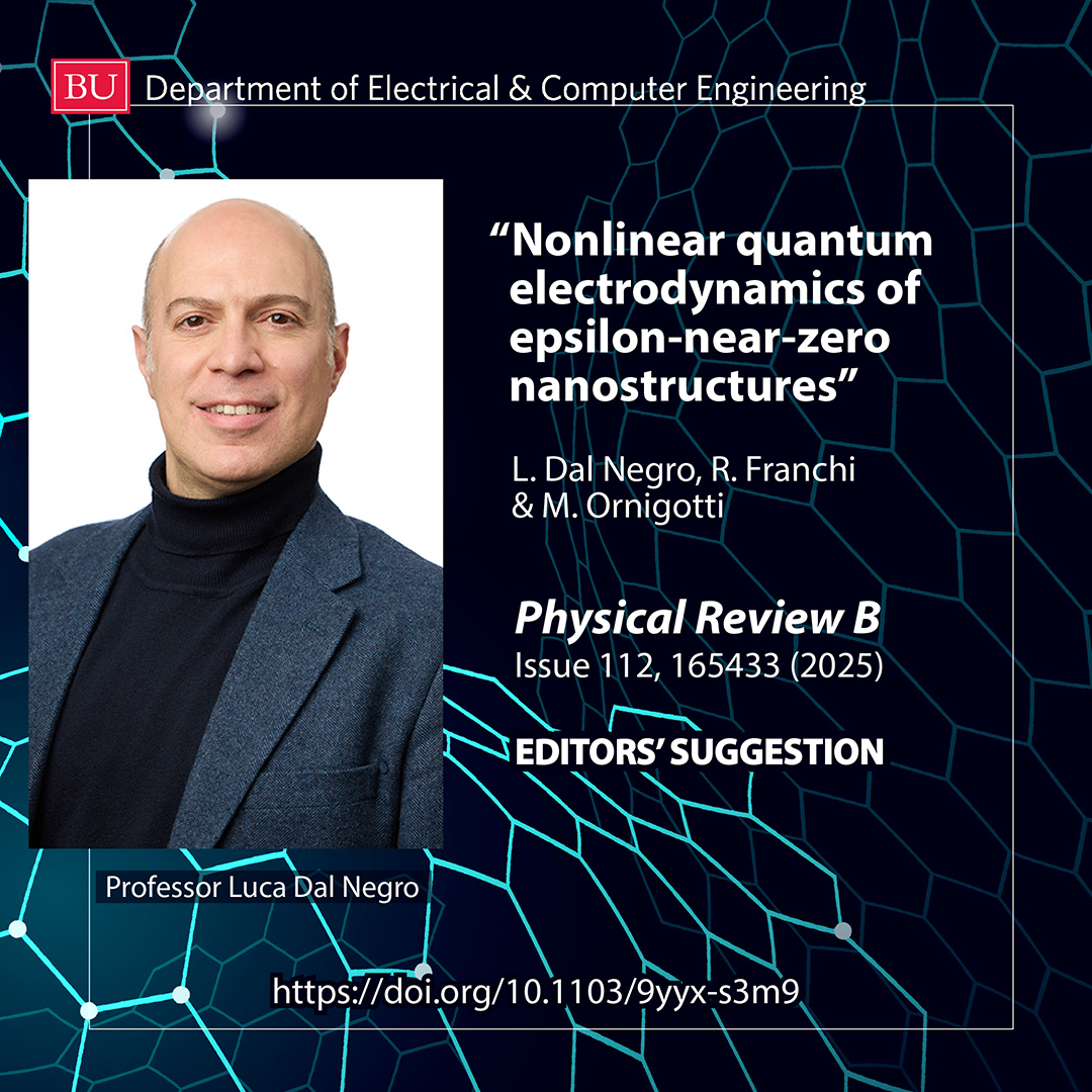 BU Dept. of Electrical & Computer Engineering tweet media