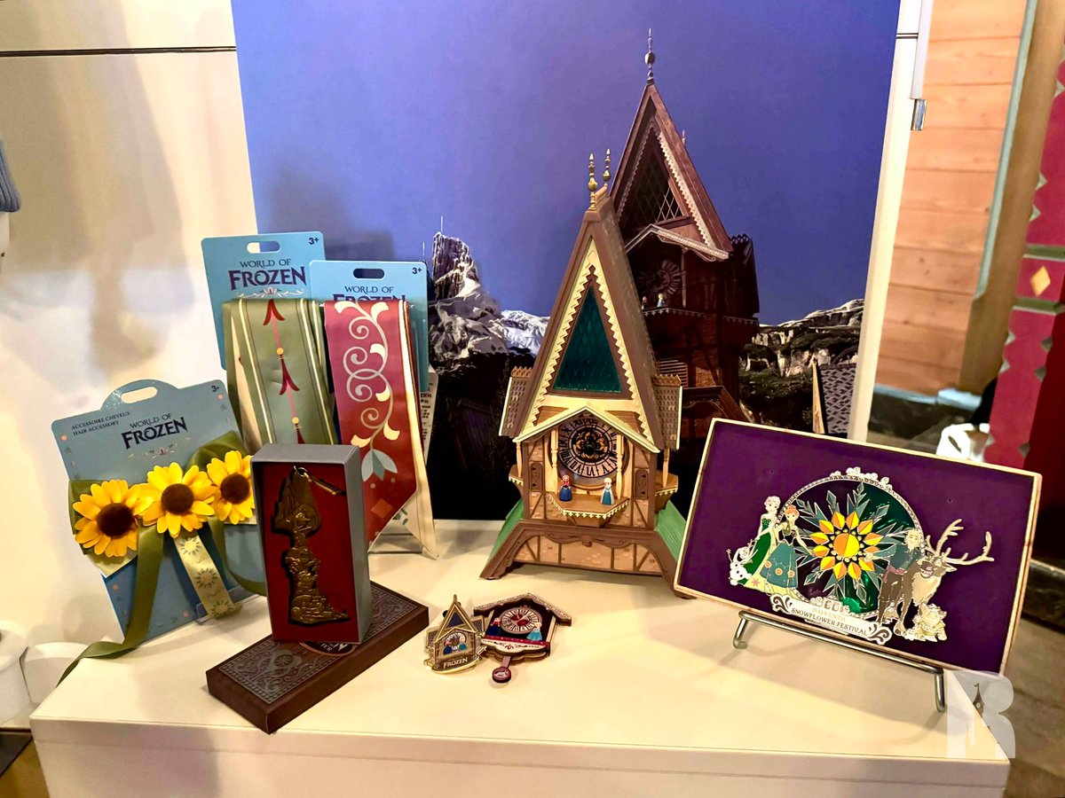 DLPReport's tweet image. ❄️ And here are some merchandise and collectible highlights that will be available at Arendelle Boutique and/or Fjord Kiosk in World Of Frozen: