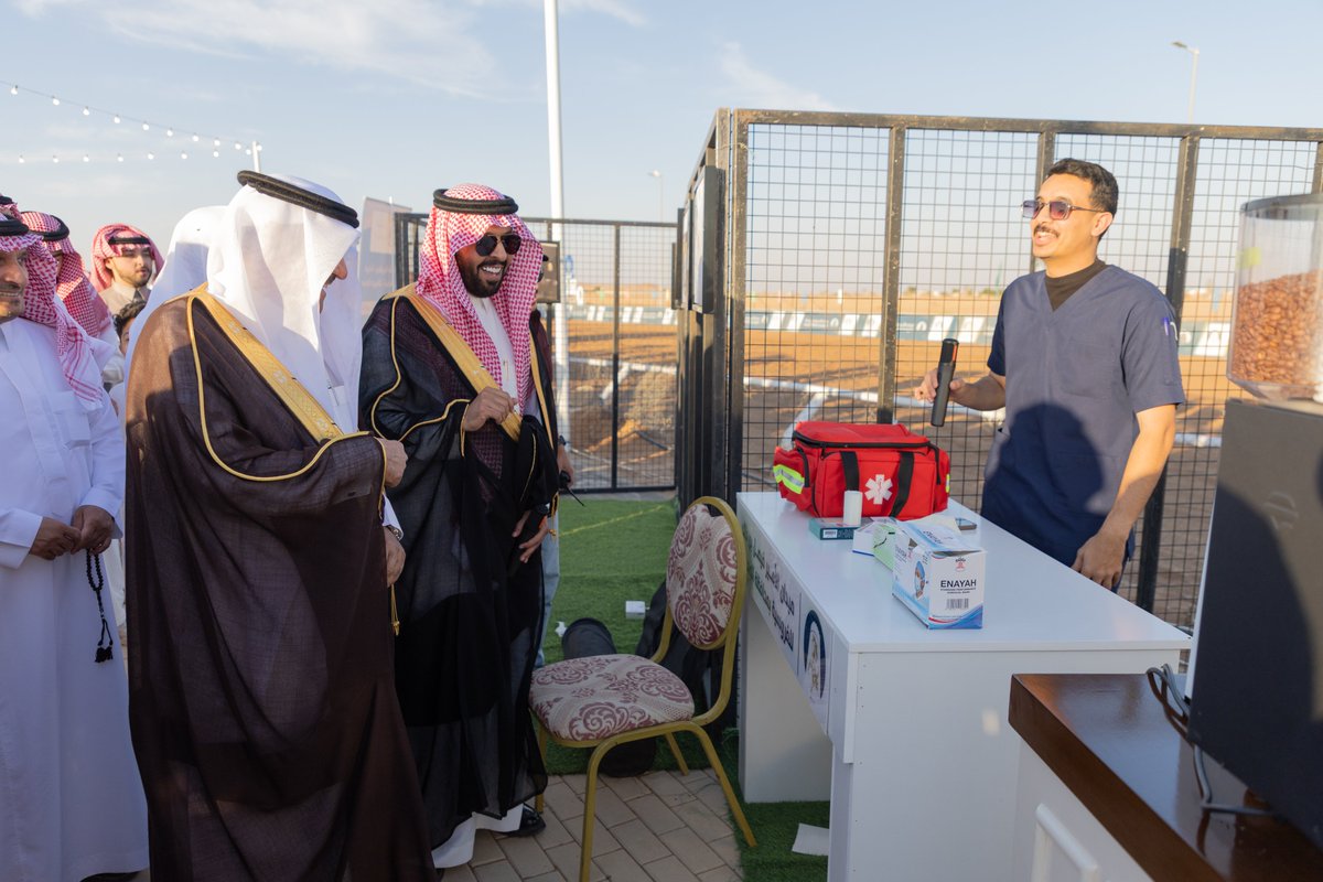 تتقدم إدارة ميدان الأمير فيصل بن خالد للفروسية بمحافظة المجمعة بالشكر والتقدير لــ  "  مستشفى الملك خالد بالمجمعة  " على تواجدهم في حفل اليوم والمشاركة بركن للتطعيم ضد الانفلونزا الموسمية في حفلنا اليوم  . ⁦
<a href="/kkmh1405/">مستشفى الملك خالد بمحافظة المجمعة</a>