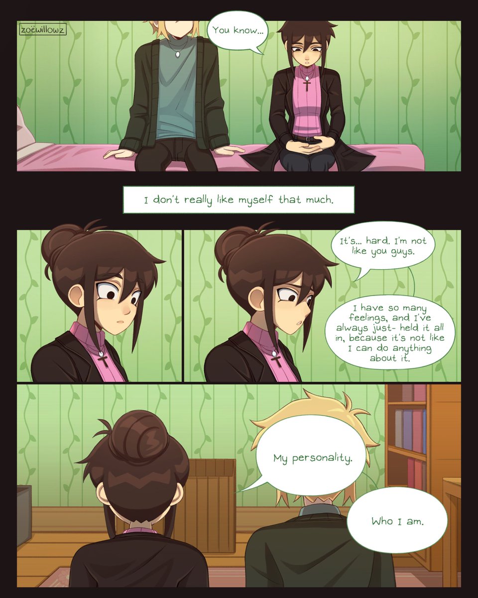 zoewillowz's tweet image. “Basil”
for Chapter 39 of Aubrey the Vampire Slayer, Shapes - Part Three 🔄 (a.k.a. the bodyswap arc)
(1/4)
#omorislayerau #omori #omoriau #omorifanart