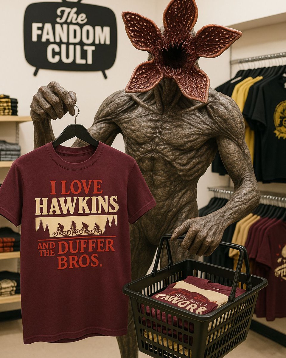 With loads of choice and sizes for everyone, even the Demogorgons are shopping with <a href="/thefandomcult/">The Fandom Cult</a> this Black Friday Sale!

thefandomcult.com

#StrangerThings
#Demogorgon
#DufferBrothers
#BlackFriday