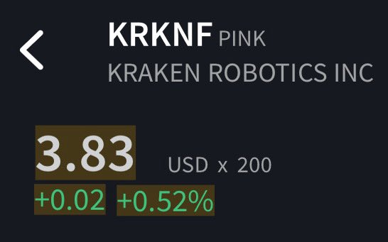 drizzy_charts's tweet image. $KRKNF

That didn’t take long lol