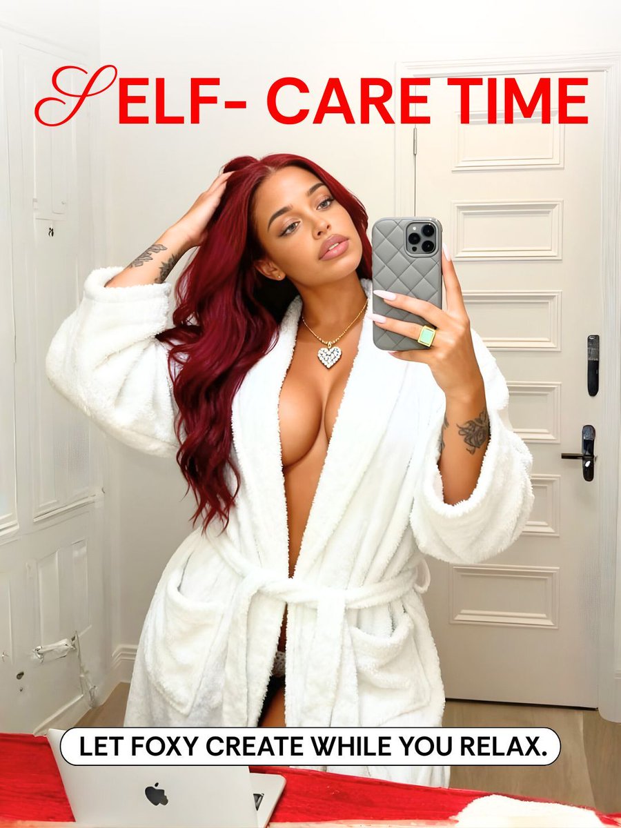 FoxyAI_'s tweet image. Doing the bare minimum but still posting like you’re booked &amp;amp; busy? Yeah… that’s Foxy. 😌 💅 
See yourself in AI — try Foxy.