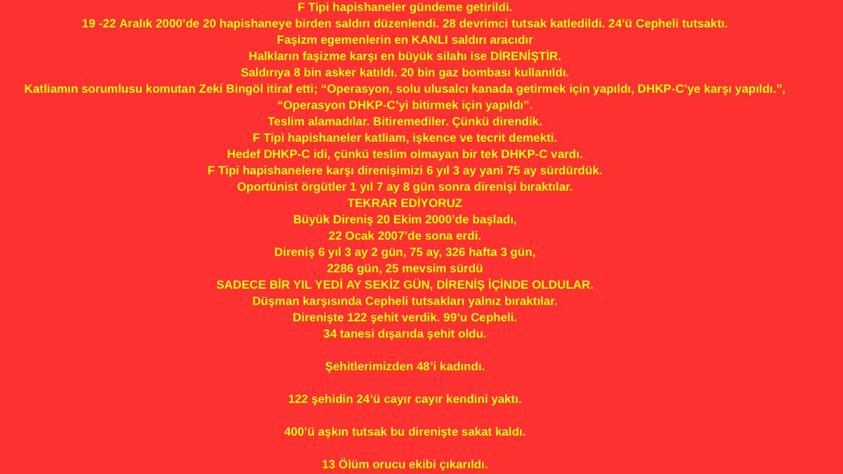 4tayadli1986's tweet image. Serkan Onur Yılmaz Ölüm Orucu direnişine ara verdi! Biz siyasi zaferi direnme kararı aldığımız an kazanmıştık zaten. Özgür Tutsaklar Örgütlenmesi’nin açıklamasını sizlerle paylaşıyoruz; 

#KuyuTipiHapishanelerKapatılsın