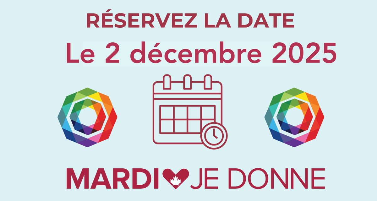À vos calendriers ! Ce #MardiJeDonne (le 2 déc.), vous pouvez aider le RCPMTA à protéger les personnes aînées contre la fraude et la maltraitance et à bâtir des communautés plus fortes et plus sûres. Restez à l’affût pour découvrir comment faire une différence !