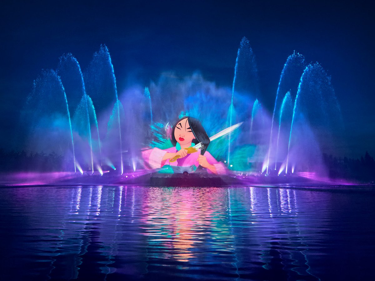 DisneyParks's tweet image. “Disney Cascade of Lights” is ready to make a splash in Disney Adventure World at Disneyland Paris starting March 29, 2026 💦 Located on Adventure Bay, the new nighttime spectacular will feature the world’s first integration of a revolutionary aquatic drone system alongside…