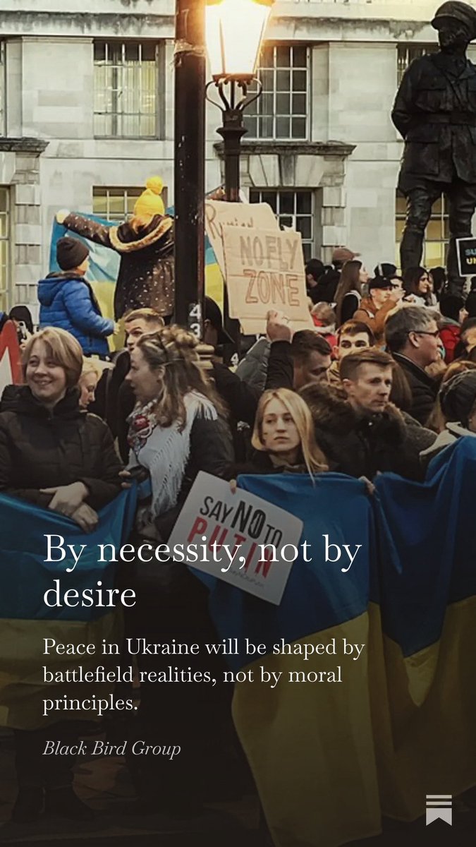 johnshreffler0's tweet image. “The weak do as they must…”
Thucydides 
Excellent sober take on Ukraine negotiations 
Link below. H/T @MoonofA