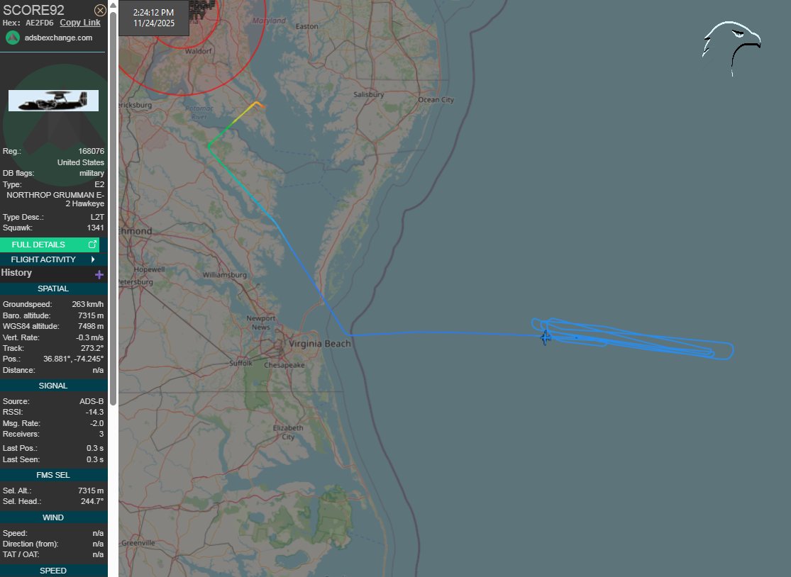 FlconEYES's tweet image. SCORE92 | 168076 | AE2FD6 | ibit.ly/F5P4c
FST10 | N10FN | A002E5 | ibit.ly/RUBJw

#AvGeek #ADSB #planespotting #24Nov