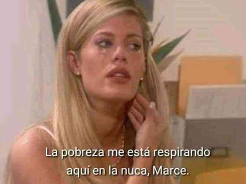 Segunda mitad de la quincena. 😭