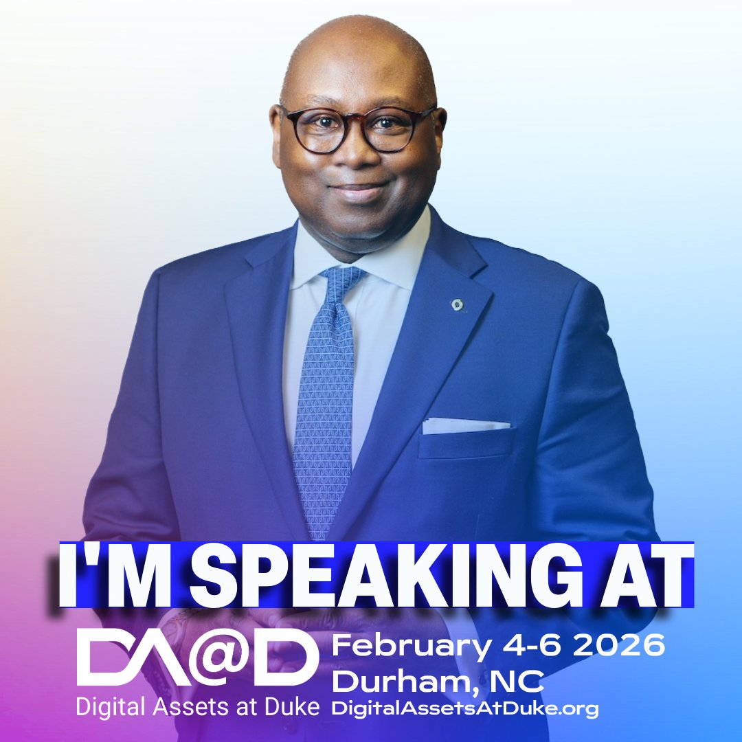Don't miss Rodney Hood LIVE at Digital Assets at Duke speaking on how banks are approaching digital assets.

The discussion will address implications for product design, vendor oversight, &amp; supervisory expectations in 2026.

Secure your seat&gt;digitalassetsatduke.org
@rodney_e_hood