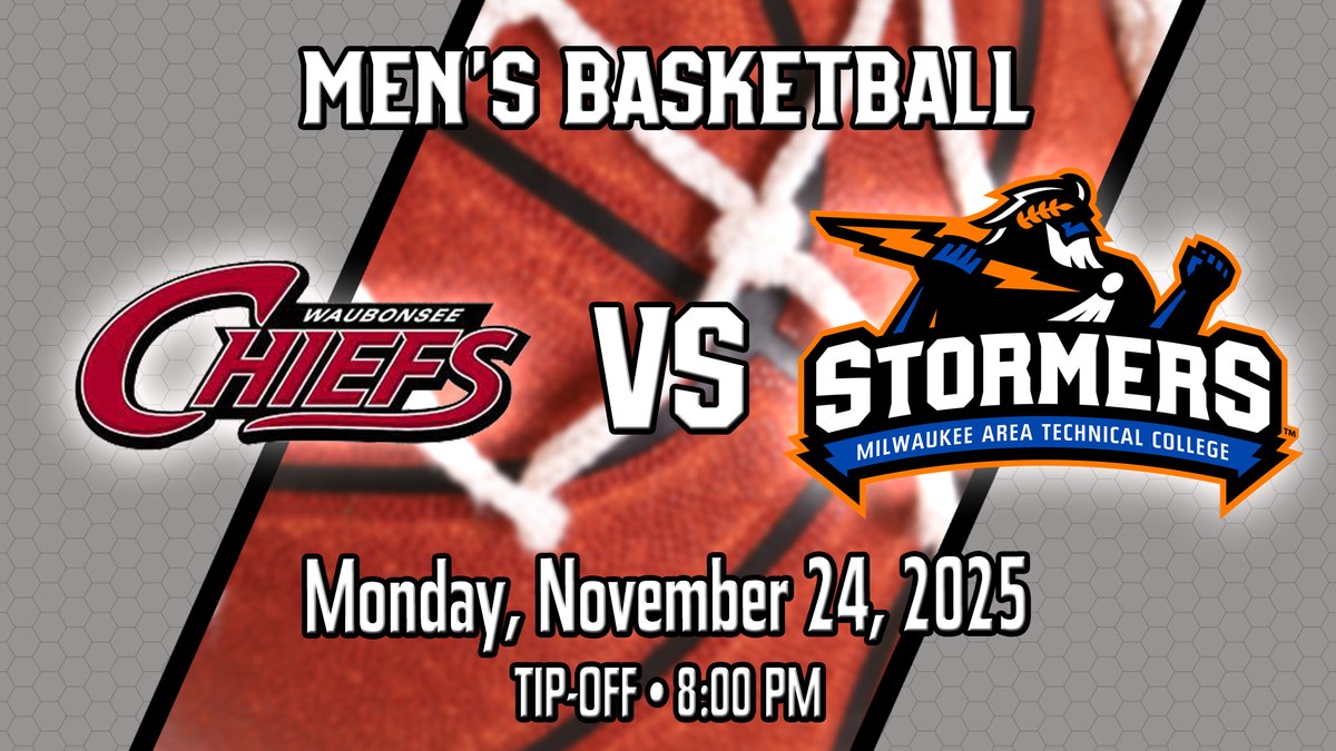 MATC_Athletics's tweet image. MATC Men&apos;s Basketball🆚 Waubonsee Community College

📍: Alverno College
⏰: 8PM
📺: youtube.com/user/MATCStorm…
🎟️Prices : General Admission - $3 Children (12 &amp;amp; ⬇️) - Free MATC Students - Free with Stormer Pass MATC Faculty/Staff - Free with Employee Badge