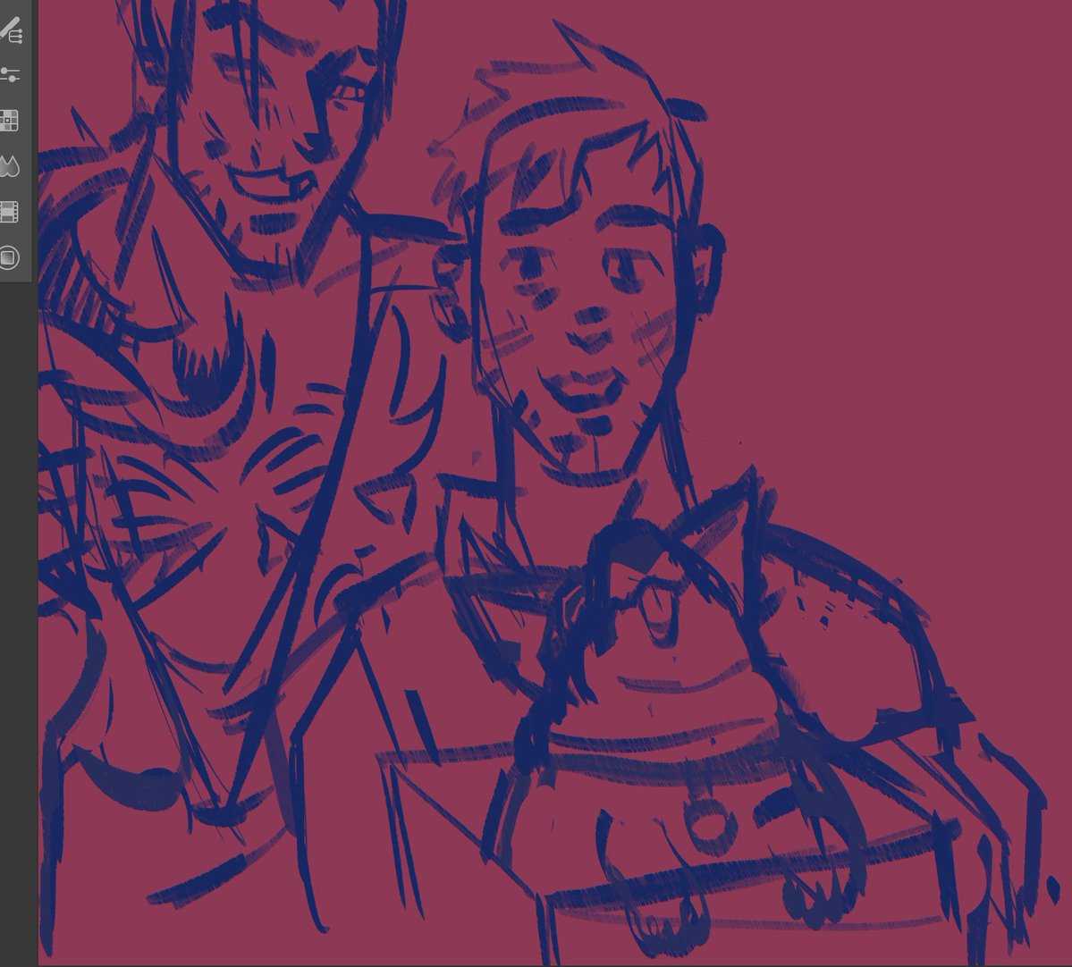 Katycatdoodles's tweet image. Btw guys if have any dispatch art requests or any other thing you want me to draw so just go to strawpage (it’s in my bio) or you can write here below in the comments, because I wanna do small drawings of dispatch, but im out of ideas 💔