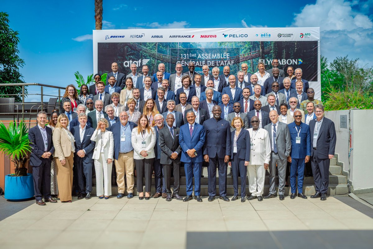 APG_Network's tweet image. Sandrine de Saint Sauveur, CEO of APG Airlines and APG Inc, attended the  #ATAF conference in Libreville, Gabon, alongside Ibra Wane, BDM for MEA.
Thanks to #FlyGabon, hosts of this year’s conference.