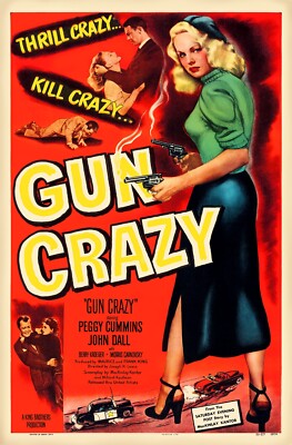 ~
#NoirvemberChallenge
Day 24: Favorite Film Noir Poster

Gun Crazy (1950)

This my all-time favorite movie poster for one of my favorite Noirs! Peggy Cummings is a Femme Fatale Goddess!!

#FilmNoir <a href="/LadyKdesigns/">Kari Hansbarger</a> #FemmeFatale #GunCrazy