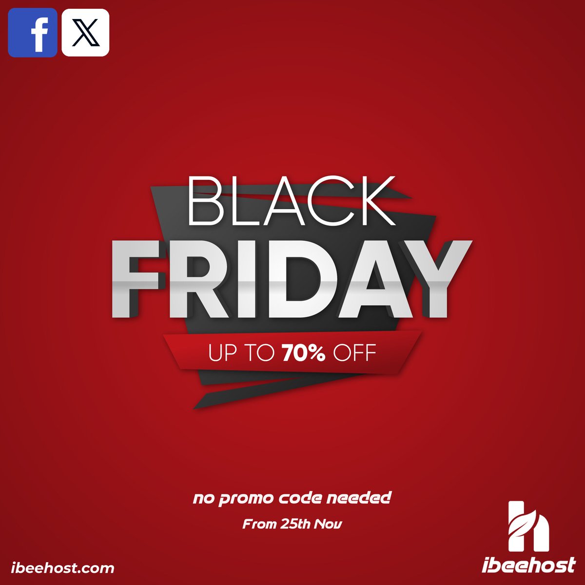 ibeehost's tweet photo. 🔥 Black Friday &amp; Cyber Monday SALE!
Save up to 70%
💻 Web Hosting | ☁️ VPS |📦 WHMCS Modules | 🛠️ Maintenance
📅 From 25 Nov
🌐 https://t.co/JR6JmMoVTx
#BlackFriday #CyberMonday #HostingDeals #WebHosting #VPS #WHMCS #EmailSuite #ServerMaintenance #iBeeHost #TechSale #BF2025 https://t.co/5UbI6MwZ7W