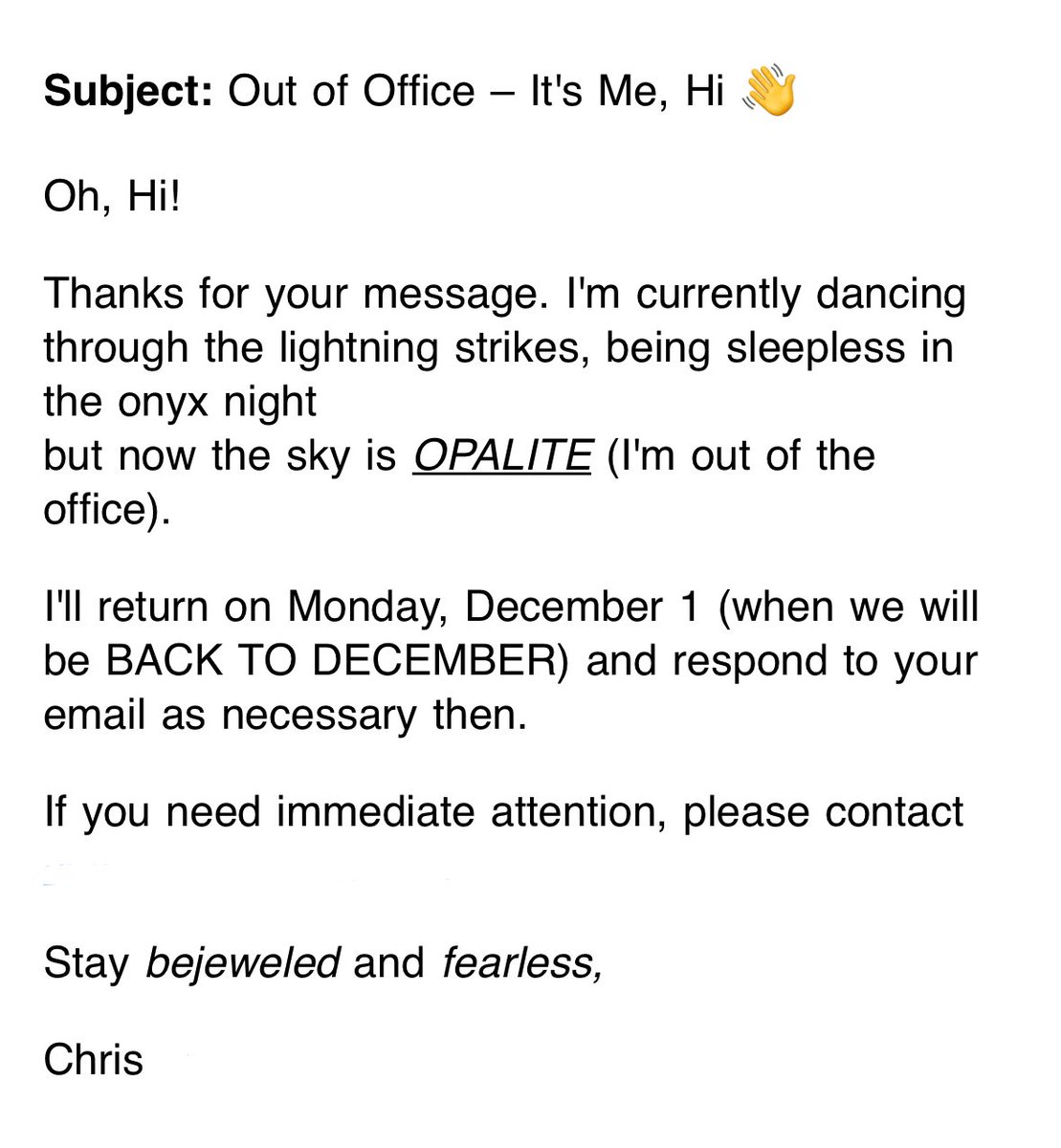 swiftatmidnight's tweet photo. oh how I love receiving automatic replies like this https://t.co/yqKqsPARpm