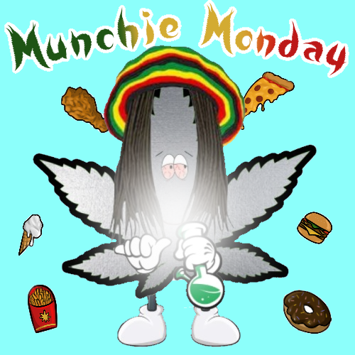 CannaSolz's tweet photo. GA #Web3Culture Fam! 

It's 4:20 somewhere!

Who's got the Monday Munchies? https://t.co/ABH05w8Kda