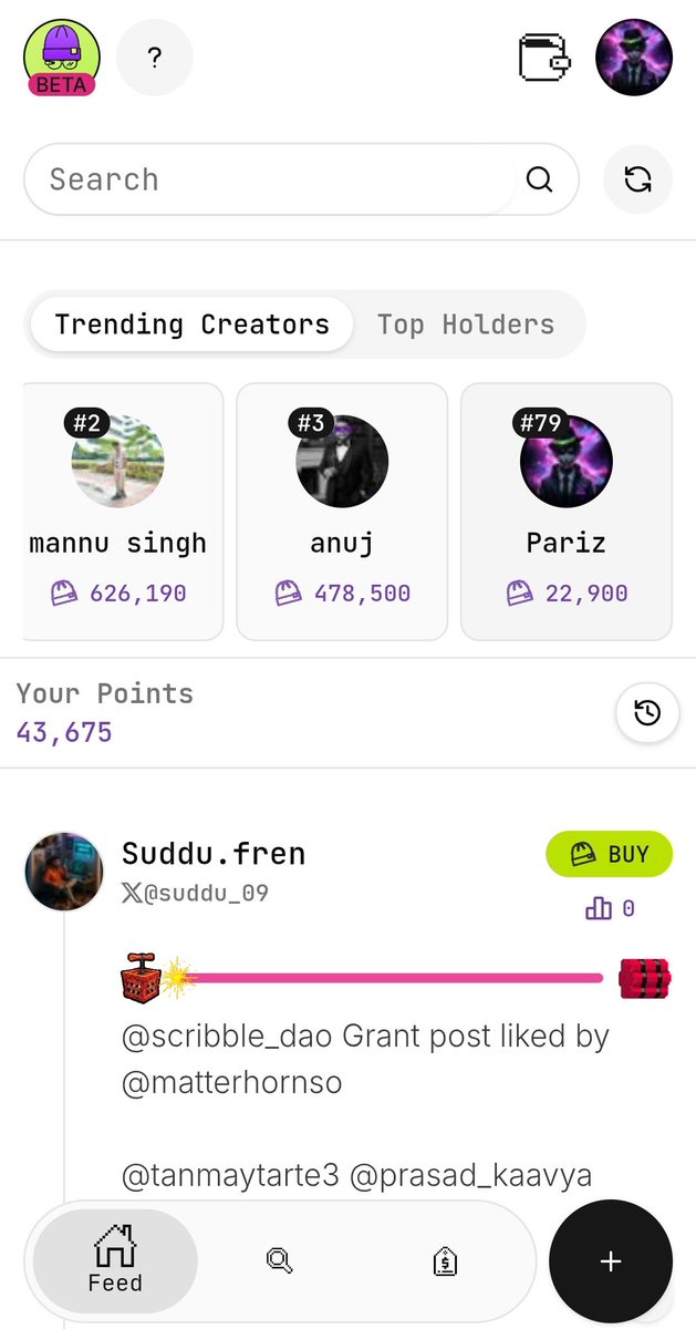 ParizWeb3's tweet image. Gud night guys, I have been quietly stacking units, earning points, climbing up the ranks.
Because Scribble_Dao might just be the next big creator economy meta.
Here&apos;s the real breakdown ????

1️⃣What ScribbleDAO Actually Is:

Scribble isn&apos;t &quot;another content app.&quot;
Your post →…