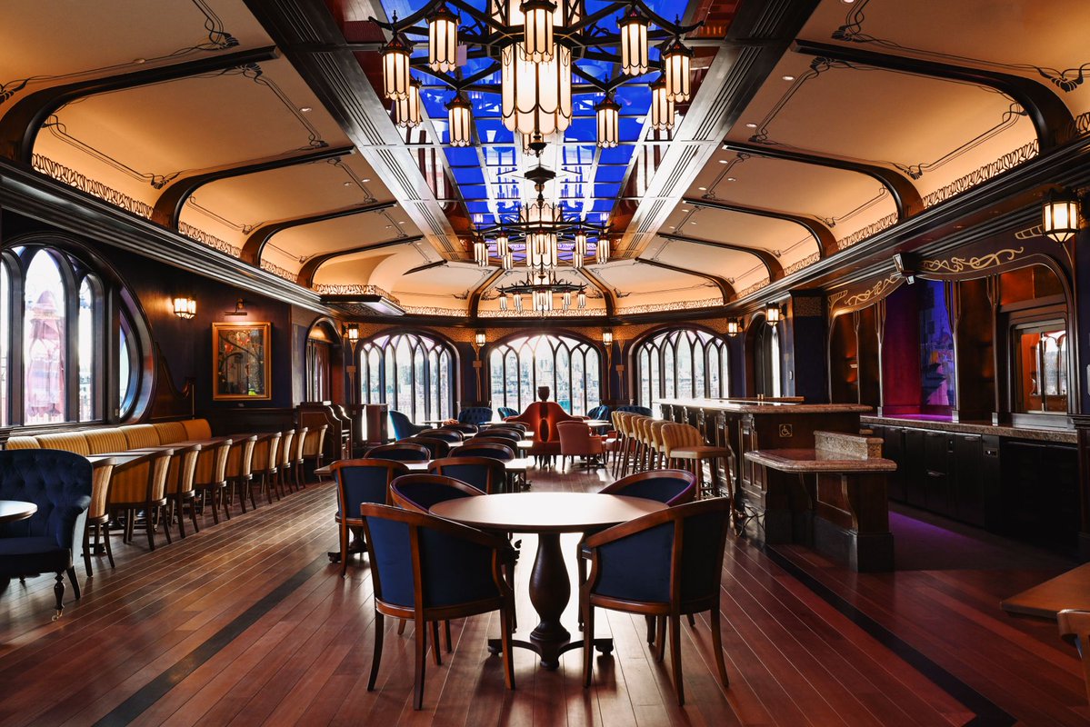 DLPReport's tweet image. ⚠️ First look inside the “Regal View Restaurant and Lounge” a Disney Adventure World