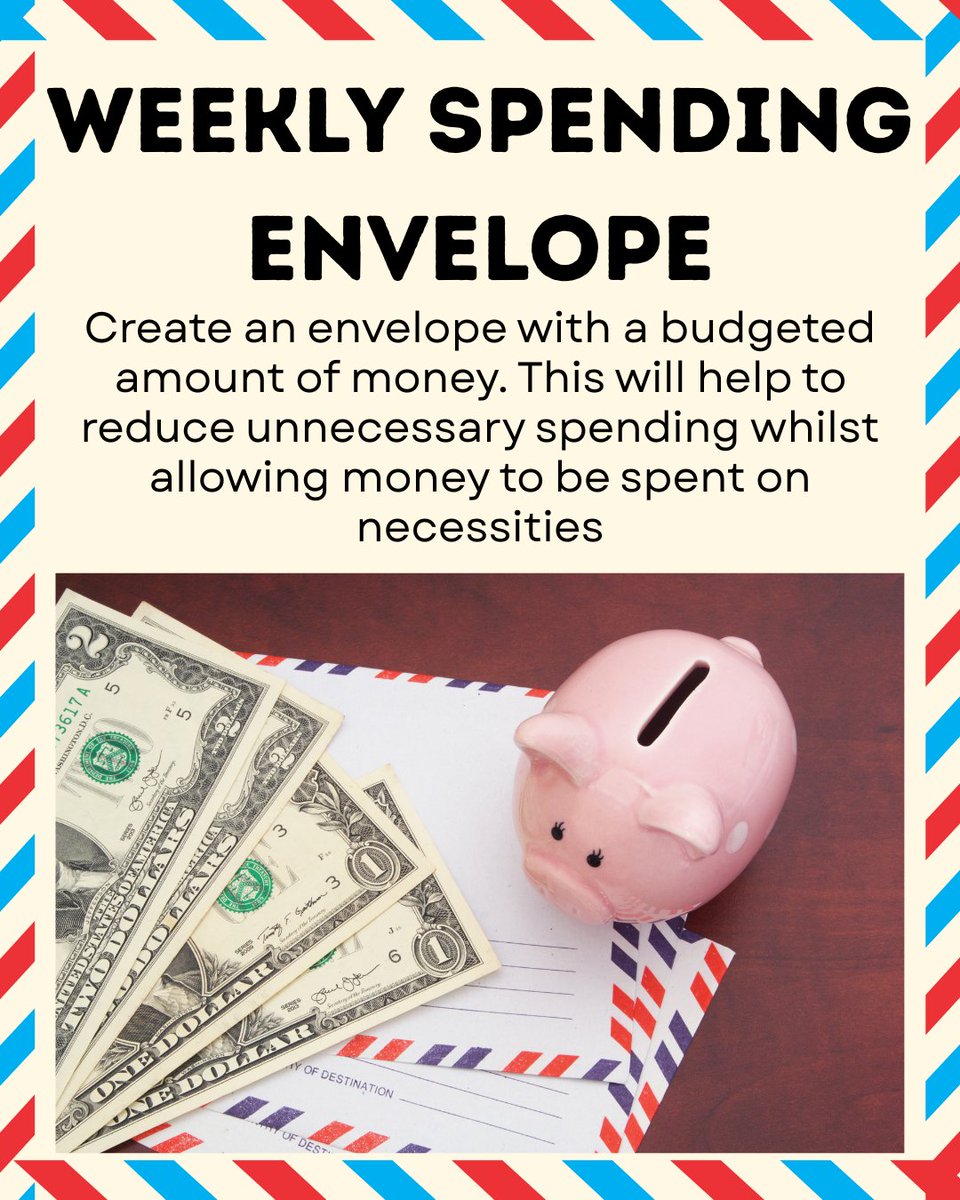 lemonadestdbcmp's tweet image. ✨Money Moves Monday✨ To help control spending habits, create an envelope with a set amount of money. This will allow you to have money that can be spent without having to use savings or overspending. 
#Lemonadestandbootcamp #smartspending #moneymovesmonday