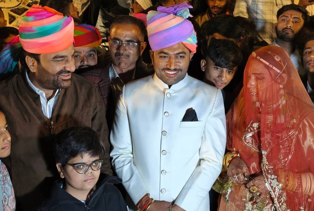 RLP नेता भाई थानसिंह जी डोली को वैवाहिक जीवन की हार्दिक शुभकामनाएँ❤️🔰 <a href="/DoliThansingh/">Than Singh Doli</a>