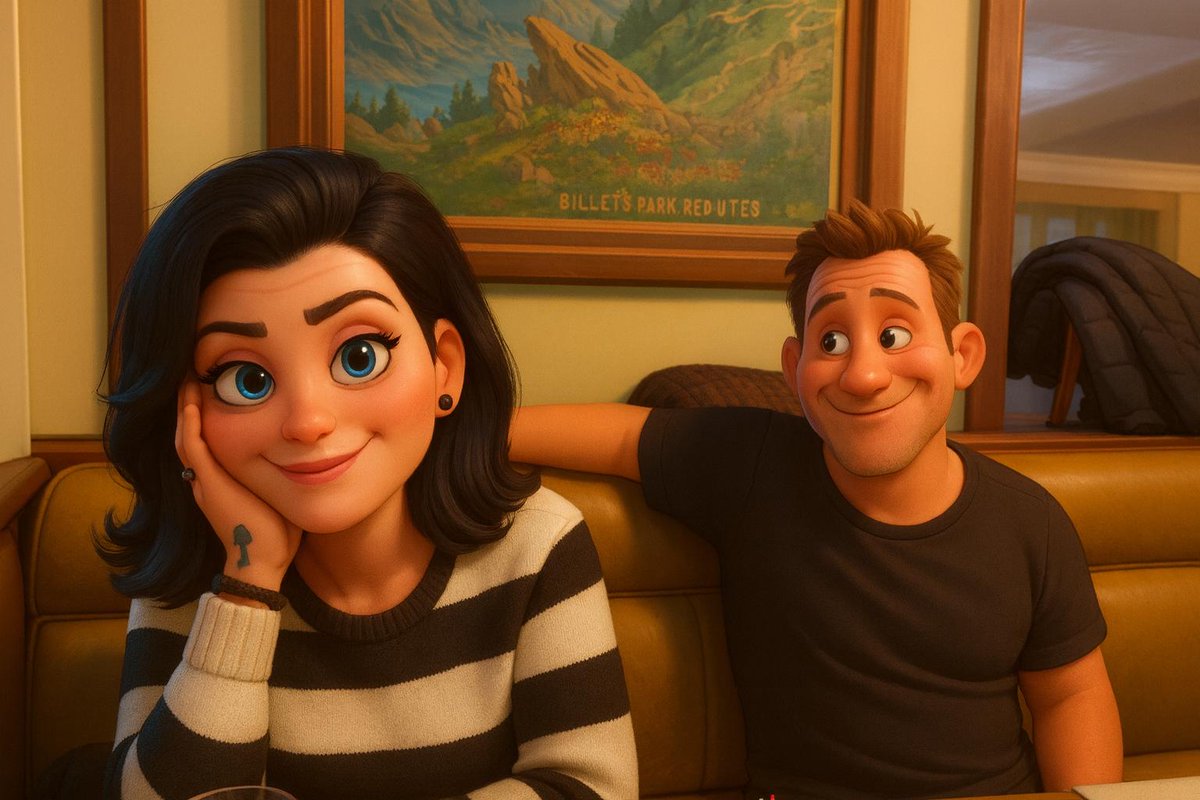 imcorinnemec's tweet image. We&apos;ve become but cartoons... 😅❤️ @SabrinaNova1 👍