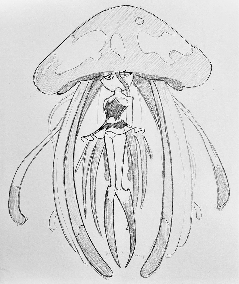 a set of jellyfish monsters, also for dnd!