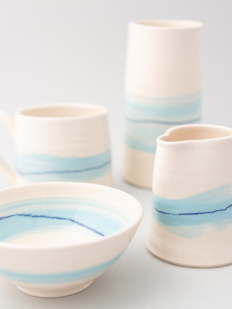 TheNMMC's tweet photo. Introducing our latest local shop stockist: Working from her Penwith studio, Cornish Pots maker Rebecca Harvey creates ceramics inspired by Cornwall's blue skies and white-crested waves. https://t.co/HB5PqOgvcV
#MeetTheMaker #CornwallCeramics #HandmadeInCornwall https://t.co/vyZFDIXxfR