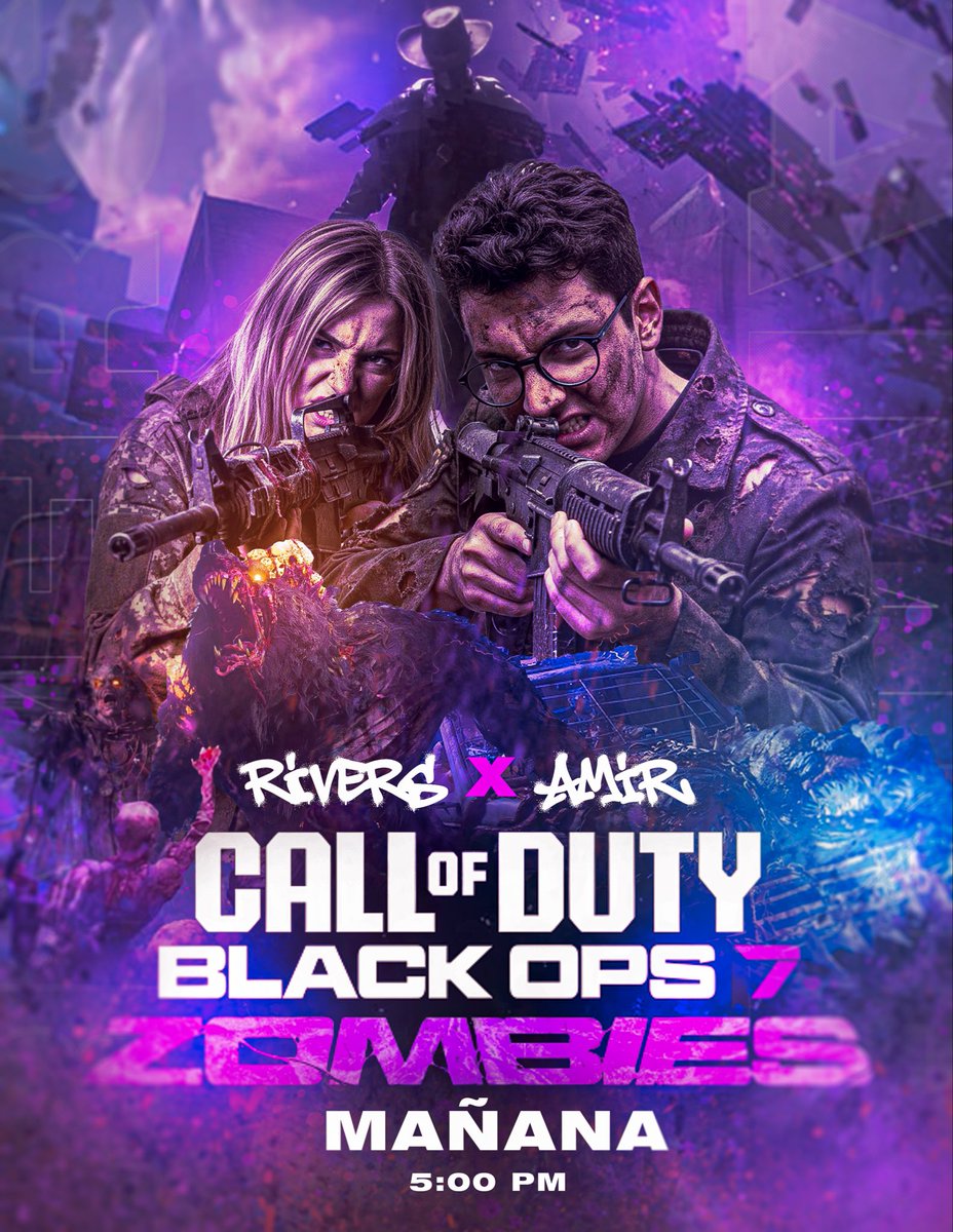 Mañana hacemos el easter egg de Zombies con <a href="/samyriveratv/">rivers</a> 🧟

(nunca he hecho un fakin easter egg)
