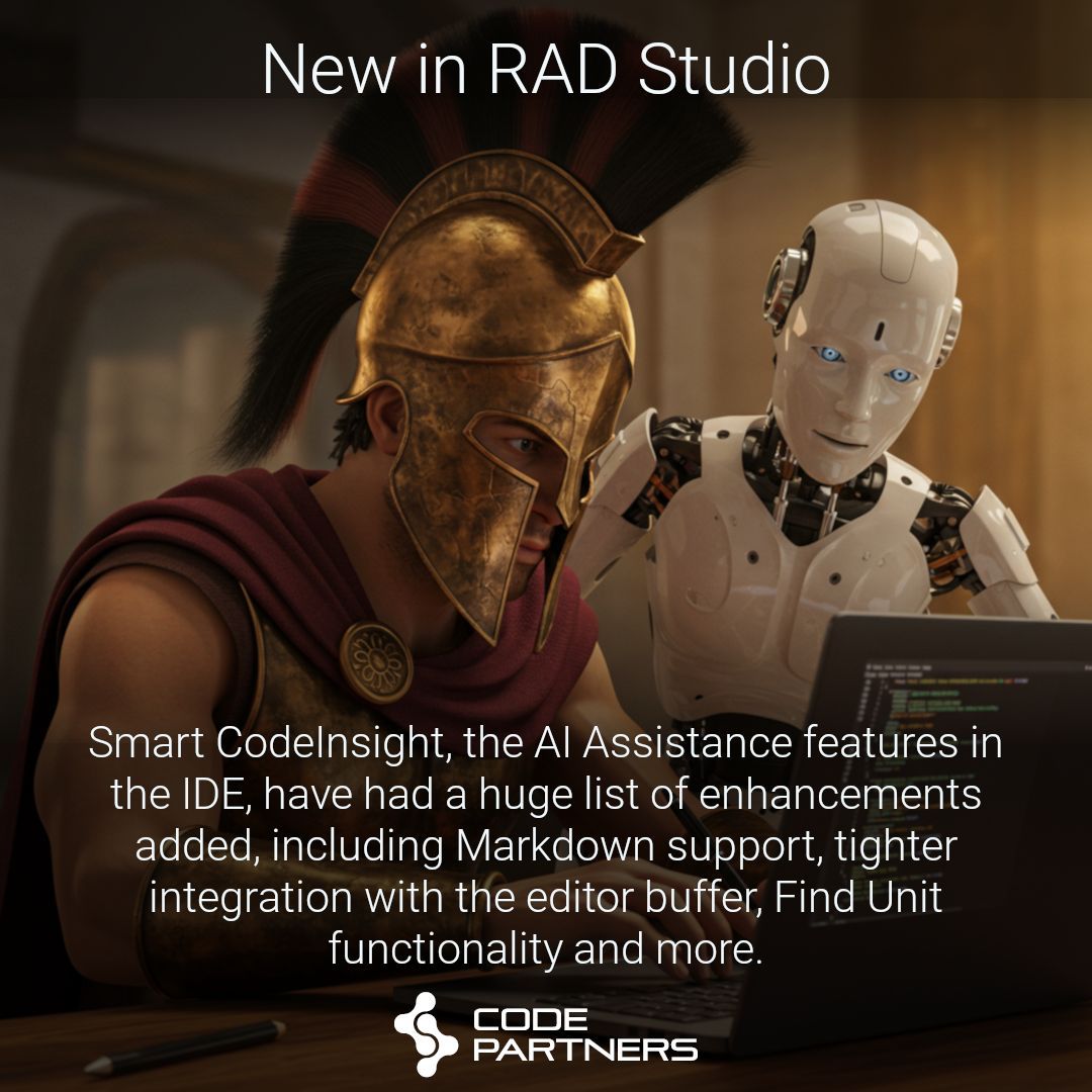 code_partners's tweet image. RAD Studio 12.3 : Smart CodeInsight Enhancements

RAD Studio 12.3 updates Smart CodeInsight, its AI Assistant features in the IDE. Watch this quick overview to see more.

code-partners.com/goto/?topic=ra…

 #delphi #LLM #gemini #openai #claude #ollama