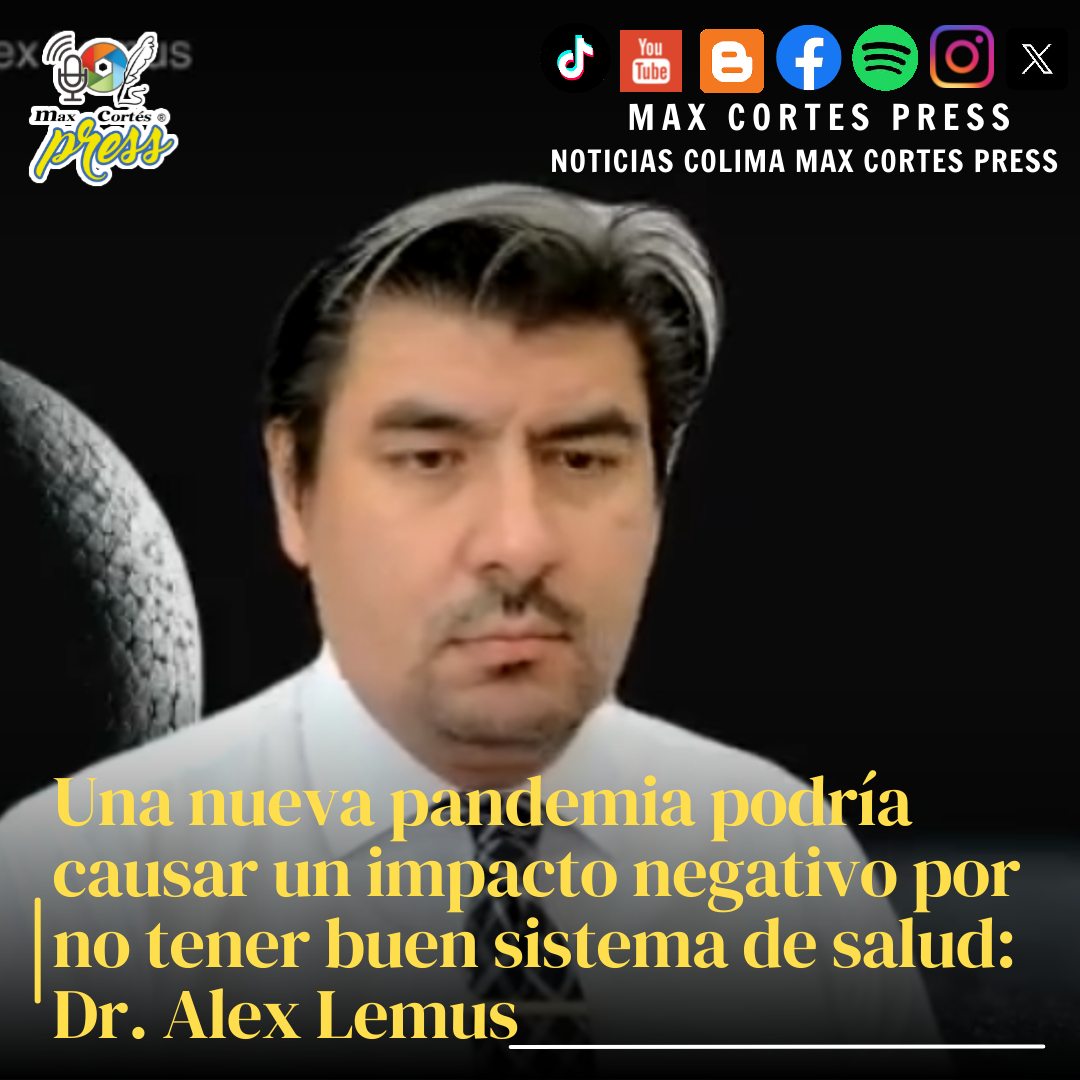 maxcortespress's tweet image. Una nueva pandemia podría causar un impacto negativo por no tener buen sistema de salud: Dr. Alex Lemus
✅ Escucha la entrevista aquí: 👇
maxcortespress.com.mx/2025/11/una-nu…
#Pandemia #Salud #Virus #Colima #MaxCortesPress #noticias #lamejorfm #fyp #parati #LBN