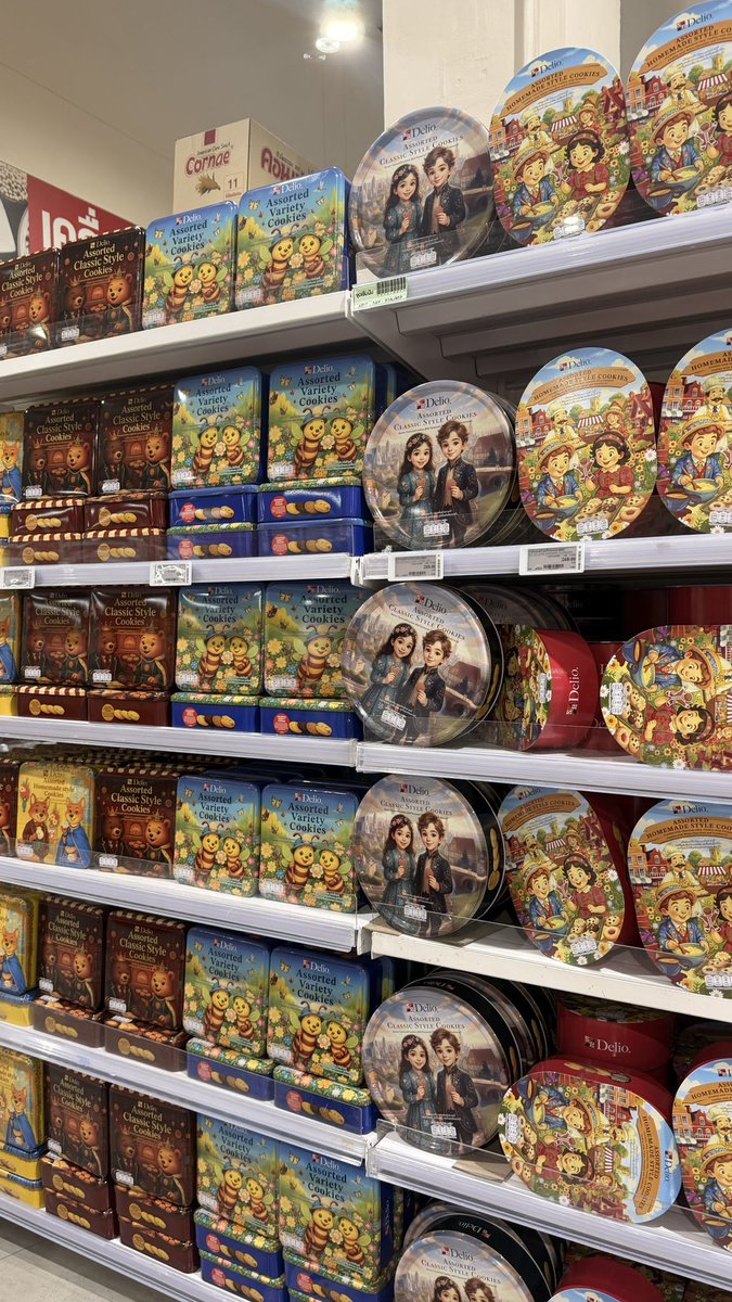 OXISu20's tweet image. จริงงงมาก นี่เหมือนกล่องคุกกี้ปลอมเลย