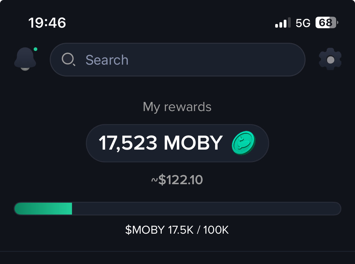 Everyone that missed $moby over the last weeks 

I got you covored!! 🐋

Three more codes to start of your journey with around 
50$ in $moby

Lets get it

Must be a new wallet tho

MOBY-F8MZPQUW

MOBY-HU591FR7

MOBY-KC2UAV3K