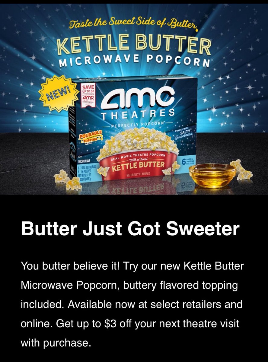 CEOAdam's tweet image. Available now at retail stores across the U.S. 

Just in time for your family’s Thanksgiving snacking!

Oh, and if you haven’t rushed out to your local AMC to see Wicked: For Good yet, join the millions who have. It is a global phenomenon meant to be seen on the big screen.
