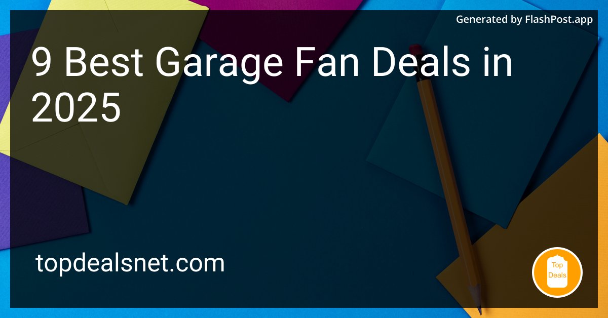 devhubbycom's tweet photo. Do these garage fans come with a button to blow away my Monday blues?
Source: https://t.co/KhTBsgbFN8
#FanSale #BeatTheHeat #GarageUpgrades #SummerCooling #fan #deal https://t.co/yb4FVKhr1C
