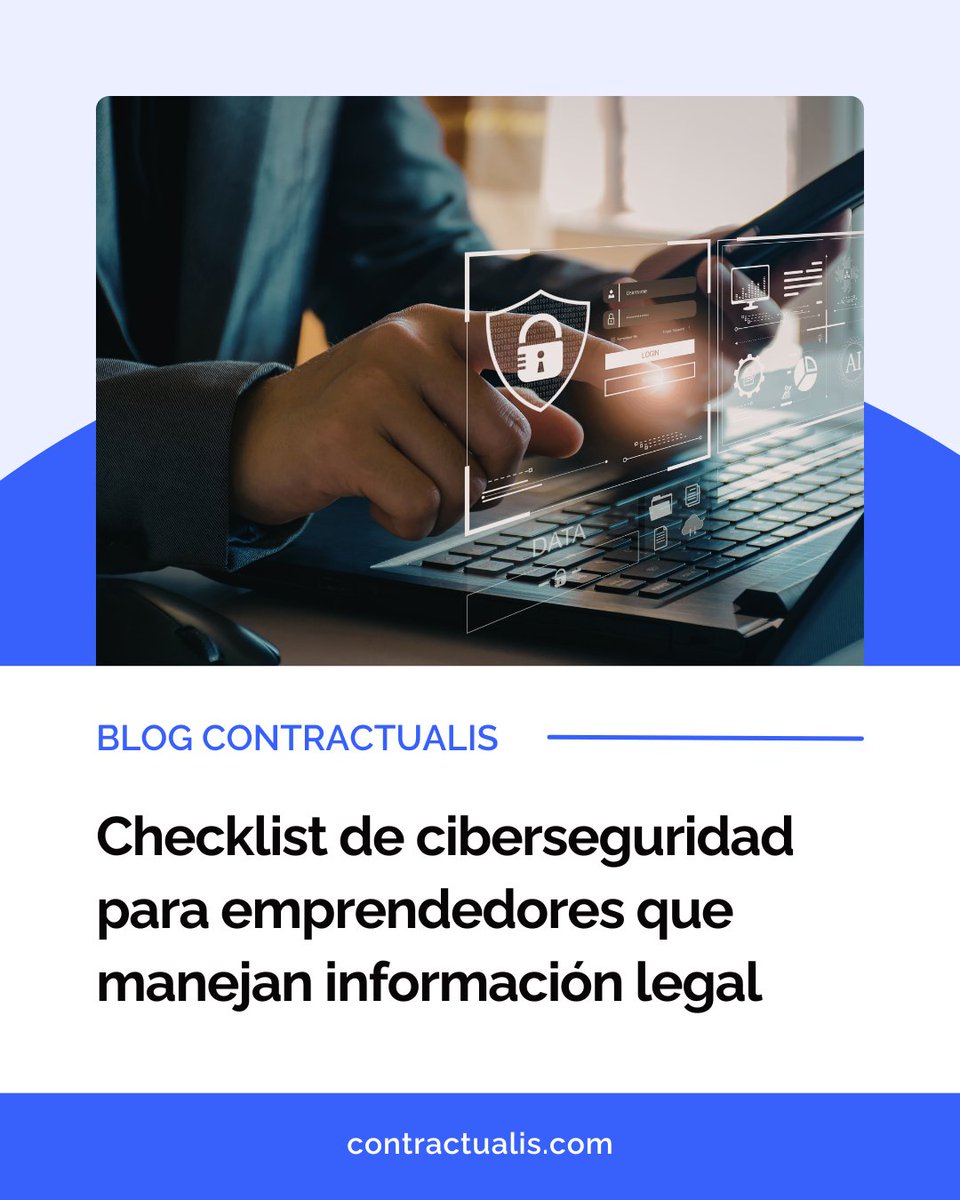 contractualis's tweet image. 🔐 ¿Manejas contratos o información sensible?

Preparamos un checklist de ciberseguridad legal para emprendedores.

🔗 contractualis.com/blog/checklist…

#Contractualis #Ciberseguridad