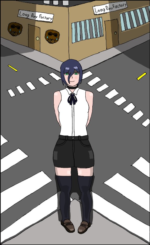 AzurePhantasm's tweet photo. Drew Reze blowing up the Long Day Factory Kafka Style! #chainsawman #HonkaiStarRail https://t.co/9i7j2vbvSu
