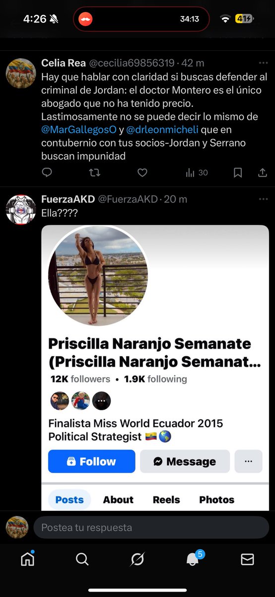 CeliaRea1equ's tweet image. Ya papito, descansa jaja. Cuenta quién es la supuesta testigo, Priscilla Naranjo Semanate, prófuga del Ecuador por su sin número de procesos judiciales. Igual de criminal que Xavier Jordan. Bien parado ese abogado, no se vendió al mejor postor, como Gallegos y Leon.