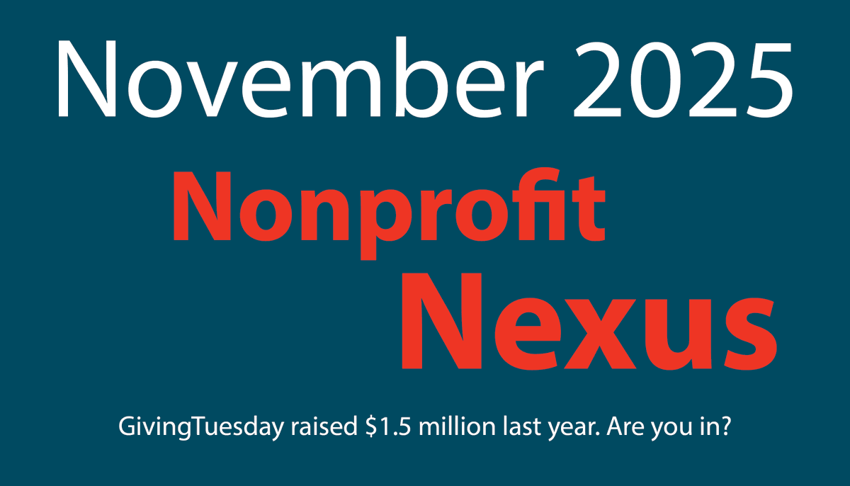 During last year’s #GivingTuesday and holiday season, donors gave nearly $1.5 million to nonprofits featured on Washington Gives. Will they find you? If you didn’t participate in #GiveBIG, join the statewide giving platform that donors will flock to soon!

mailchi.mp/501commons/nov…