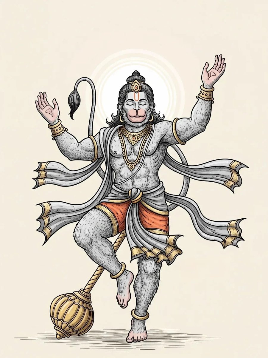 Sanatani8766's tweet image. जय हनुमान ज्ञान गुण सागर
जय कपीश तिहुं लोक उजागर