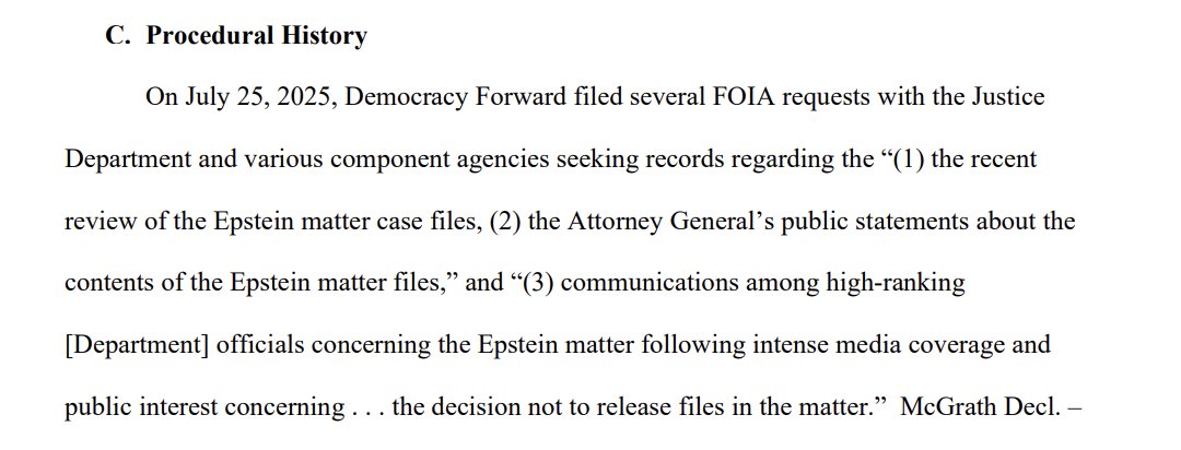 kyledcheney's tweet image. JUST IN: Judge Chutkan orders expedited processing of a FOIA request for files related to DOJ&apos;s handling of the Epstein files. ecf.dcd.uscourts.gov/cgi-bin/show_p…